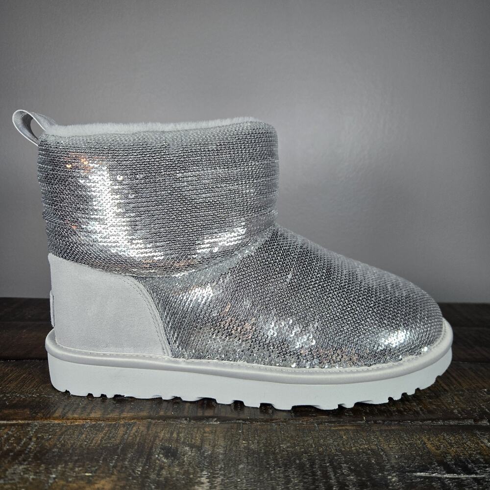 UGG Silver Sequin Winter Boots - image 5